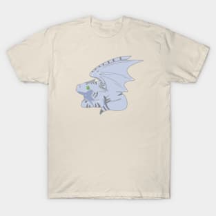 Cute Grey Cat Dragon T-Shirt